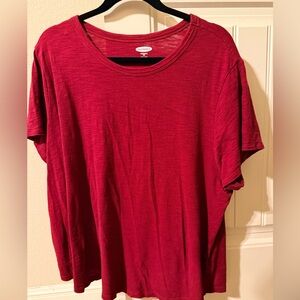 Old Navy Women’s Crimson Short Sleeve Tee